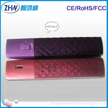 New Unique Model 2600mAh Power Bank with Torch